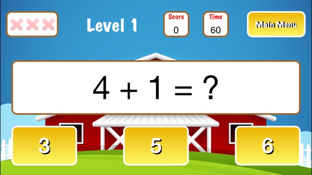 First Grade Math Challenge - FULL Barnya