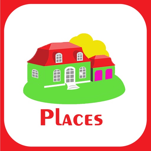 Places Learning For Kids Using Flascards and Sounds-A toddler educational learning app icon