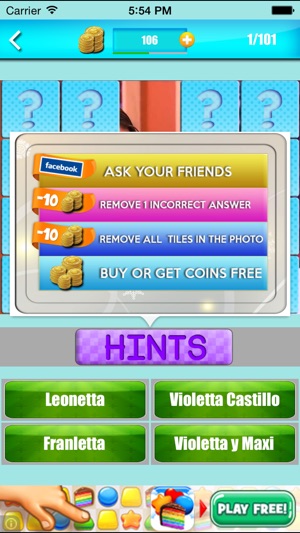 Trivia Guess Pic Game - for Violetta and Friends Fans Editio(圖5)-速報App