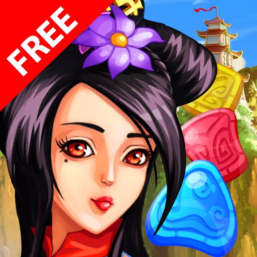 Gem Legends Free. Match 3 Icon