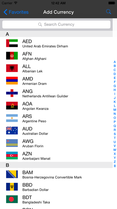 通貨のコンバーター - リアルタイム screenshot1