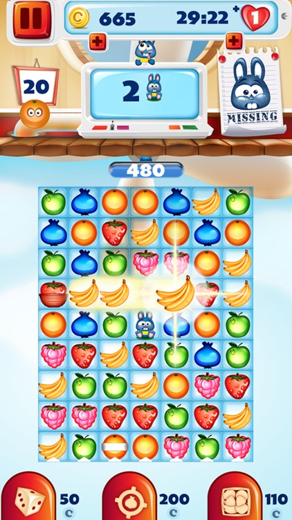 Crazy Fruit Match 3 Game - Infinite Puzzle Adventure and Crush Mania