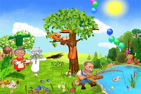 Репка - живая и добрая интерактивная развивающая сказка для детей. screenshot 3