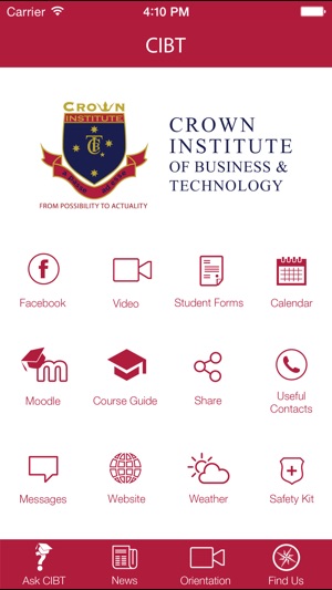 CIBT - Crown Institute of Business and Technology(圖1)-速報App