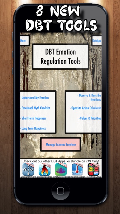 DBT Emotion Regulation Tools