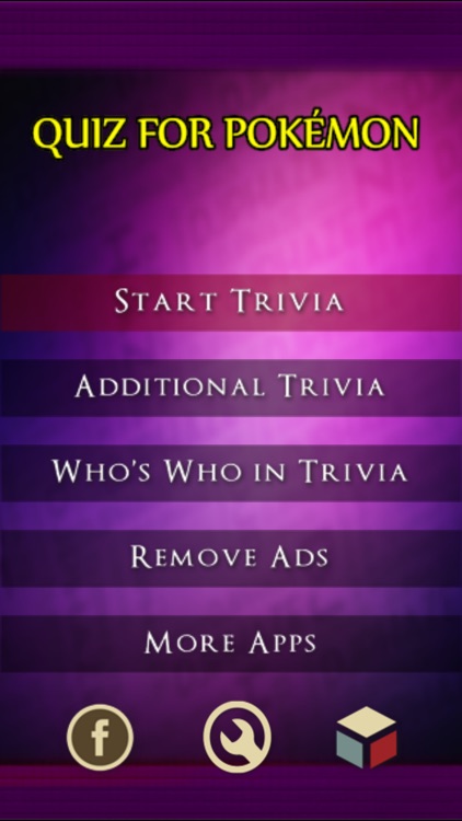 Trivia Fun - Quiz Game for famous Pokemon series