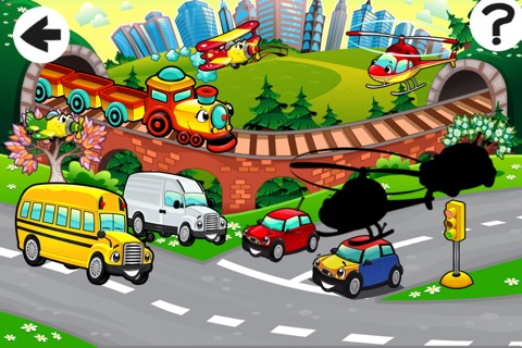 A Kids Game: Animated Car Puzzle-s in the City screenshot 2