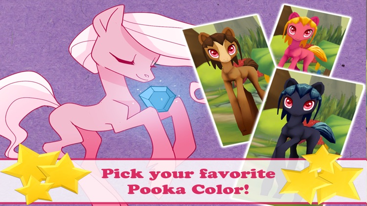 Pooka Pets - Style a Pet Fairy Pony in this Free Dress-up Game