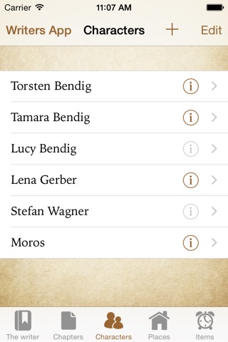 Writers App BASIC screenshot 2
