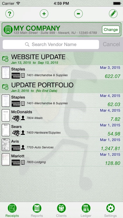 ExpenseOnTheGo - Receipt Organizer, Expense Tracking, Financial Budget Planner