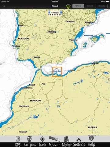 Melilla GPS Nautical Chart Pro screenshot 4