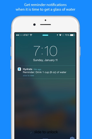 Hydrate - Hydration / Water Tracker and Plotter screenshot 3