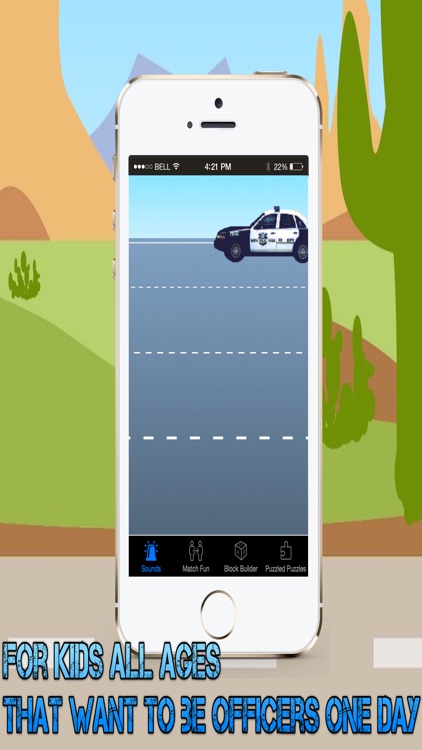 Police Game for Little Boys - Fun Activities, Match, Puzzles and Block Games