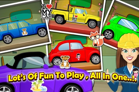 Little Kids car spa and Washing - free kids games screenshot 2