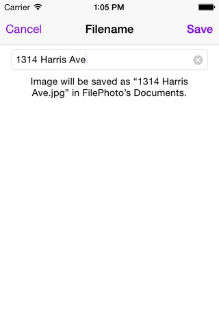 FilePhoto: Name Your Photos as You Take Them screenshot 2