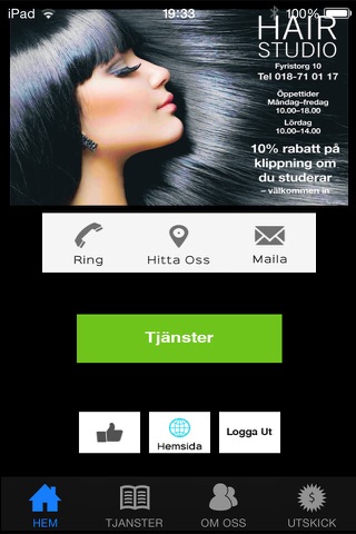 Hairstudio Uppsala screenshot 2