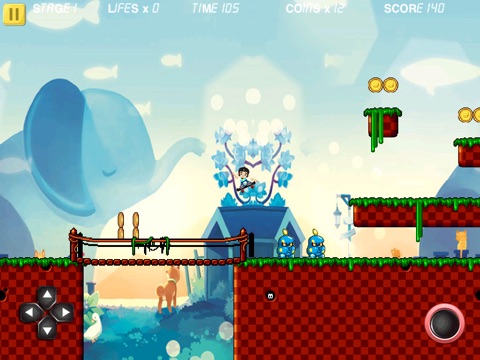Awesome Crazy Skater No Man Land Adventure HD Edition: Pixel Monsters Escape screenshot 3