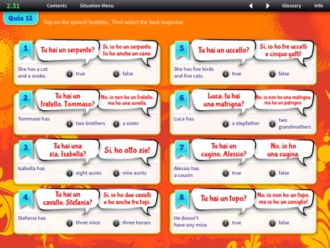 iCan Speak Italian Level 1 Module 2 screenshot 2