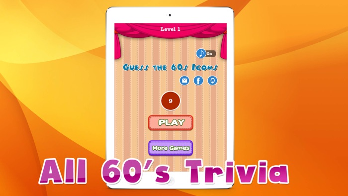 Trivia For 60s Stars - Awesome Guessing Game For Trivia Fans