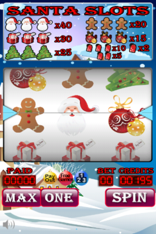 Santa Slots - Free Christmas Themed Vegas Style Slots! screenshot 3