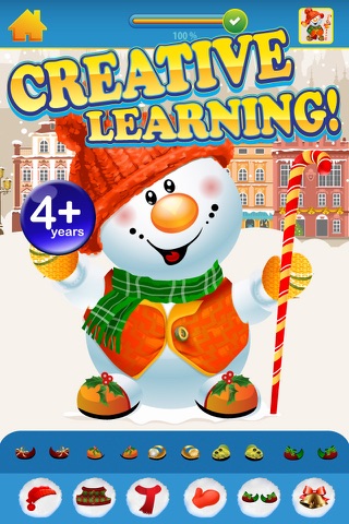 Snowman Mania Design Quest Free App screenshot 3