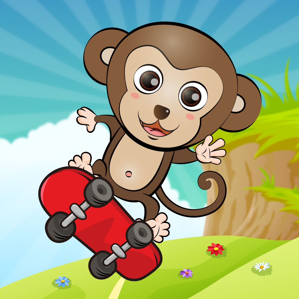 Get Abc jungle skateboard -  for preschoolers, babies, kids, learn English for iOS, iPhone, iPad Aso Report