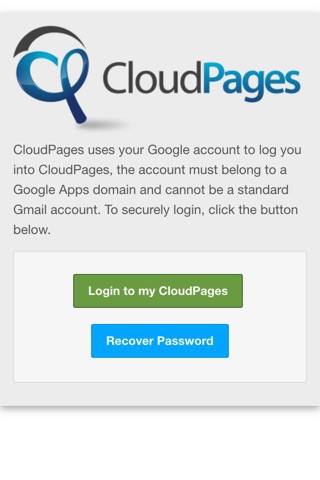 CloudPages for Google Apps screenshot 2