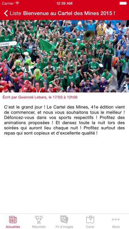 Cartel des Mines 2015