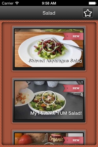 Healthy and easy salad recipes - free video and cooking tips screenshot 2