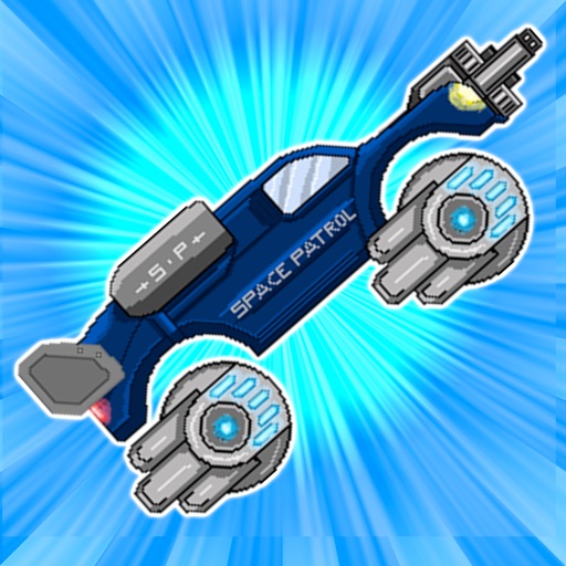 Retro Shooting Monster Truck In Space Racing Game by iWEBss.com