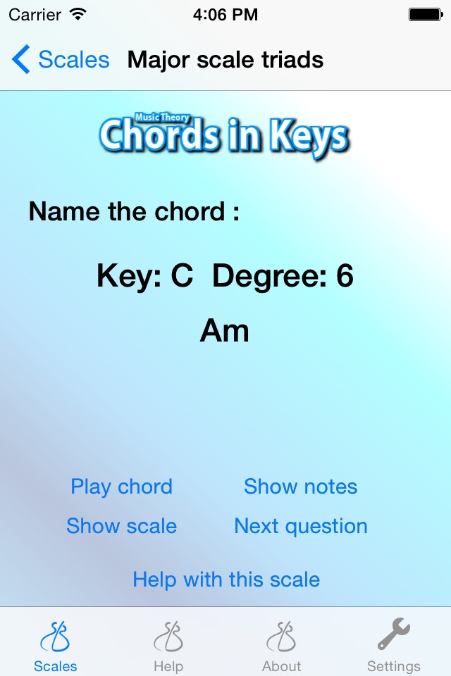 Music Theory - Chords in Keys screenshot 3