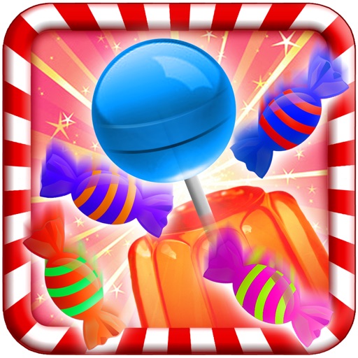 Candy Stacker with Sweet Cup-Cake Cotton Tower Icon