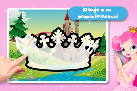 Free Kids Puzzle Teach me Tracing & Counting with Princesses: discover pink pony’s, fairy tales and the magical princess screenshot 2