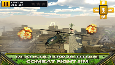Helicopter flying Game 3D Army Heli Parkingのおすすめ画像4