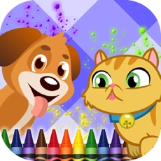 Activities of Coloring Book Pets