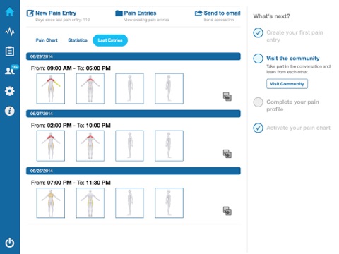 Pain Diary & Community - CatchMyPain screenshot 4