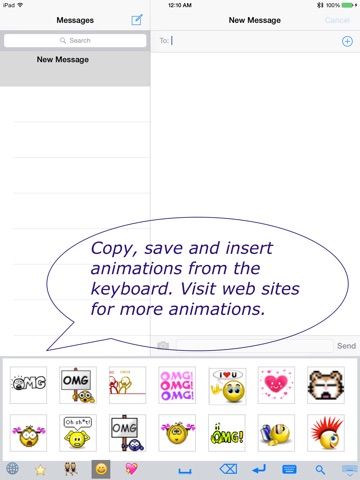 Emoji emoticon & animated gif 3D search keyboard screenshot 4