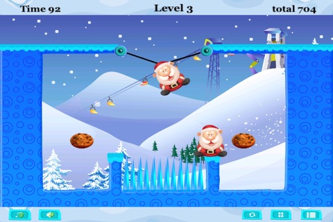 Hungry Santas – Swing to Eat the Cookies Paid screenshot 3