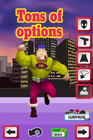 Create and Make Superheroes Dress Up Game screenshot 3