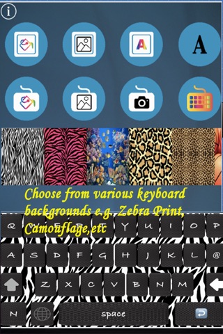 Uber Cool Custom Keyboards - Create Fun Typing Backgrounds screenshot 2