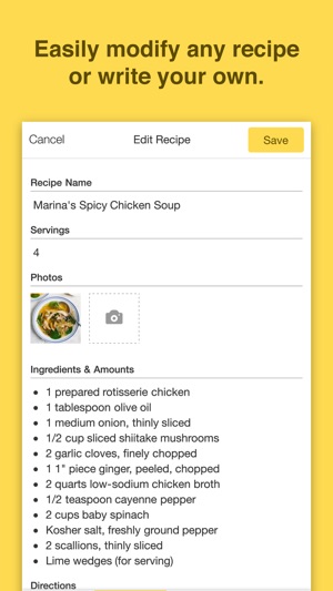 Chefnote Recipe & Grocery Shopping List(圖2)-速報App