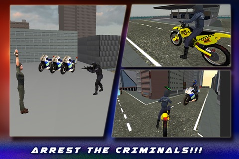 Police Motorcycle Ride Simulator 3D – Chase the criminal and cease them on bike screenshot 2