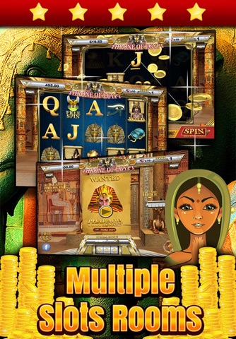 `` Throne of Egypt Treasures Slots `` - Spin the Pharaoh Wheel to Win the Mummy Casino screenshot 2