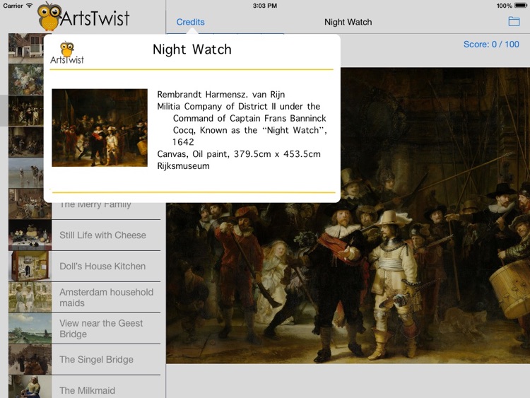 ArtsTwist Find It Rijksmuseum