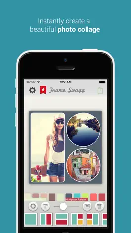 Game screenshot Frame Swagg - Photo collage maker to stitch pic for Instagram FREE mod apk