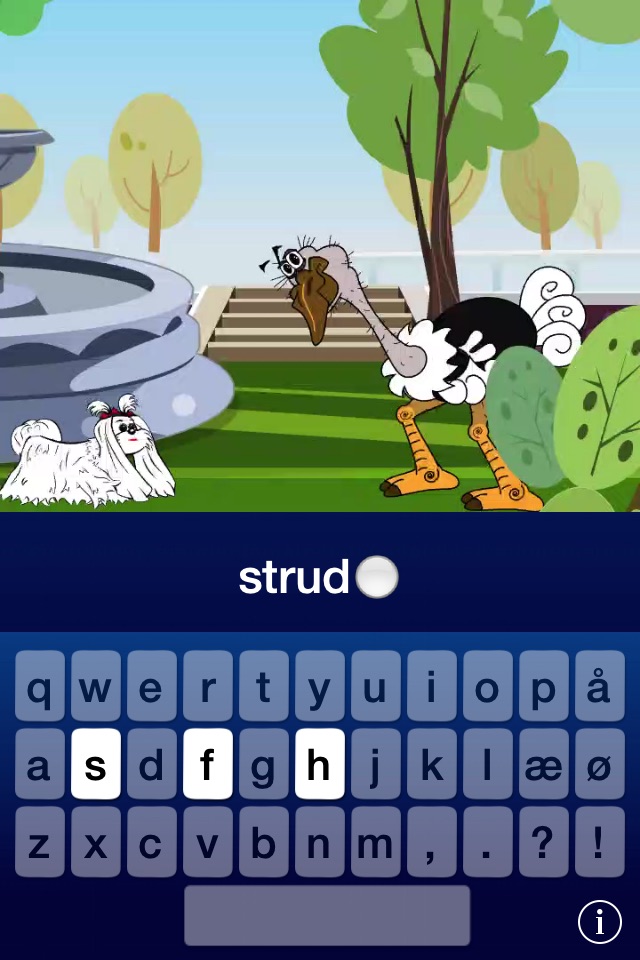 Stav korte ord med store og små bogstaver screenshot 4