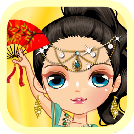 Dancing Girl Dress Up Icon