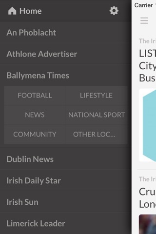 Newspapers IE - The Most Important Newspapers in Ireland screenshot 2