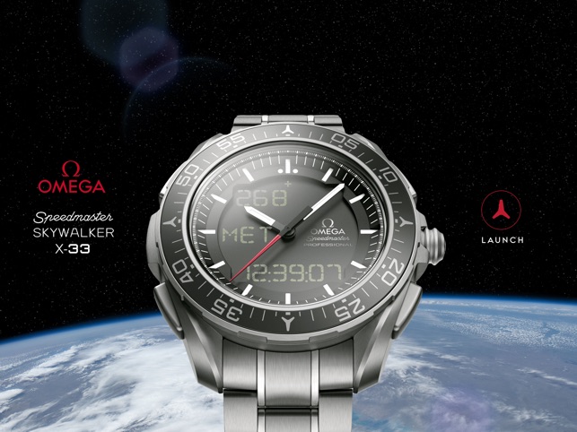 OMEGA Speedmaster Skywalker X-33 interac