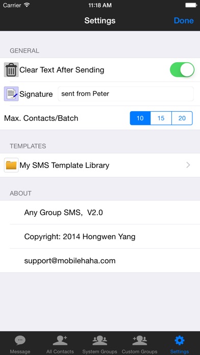 Any Group SMS Screenshot 5